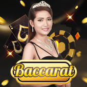 Baccarat hot table game tile artwork